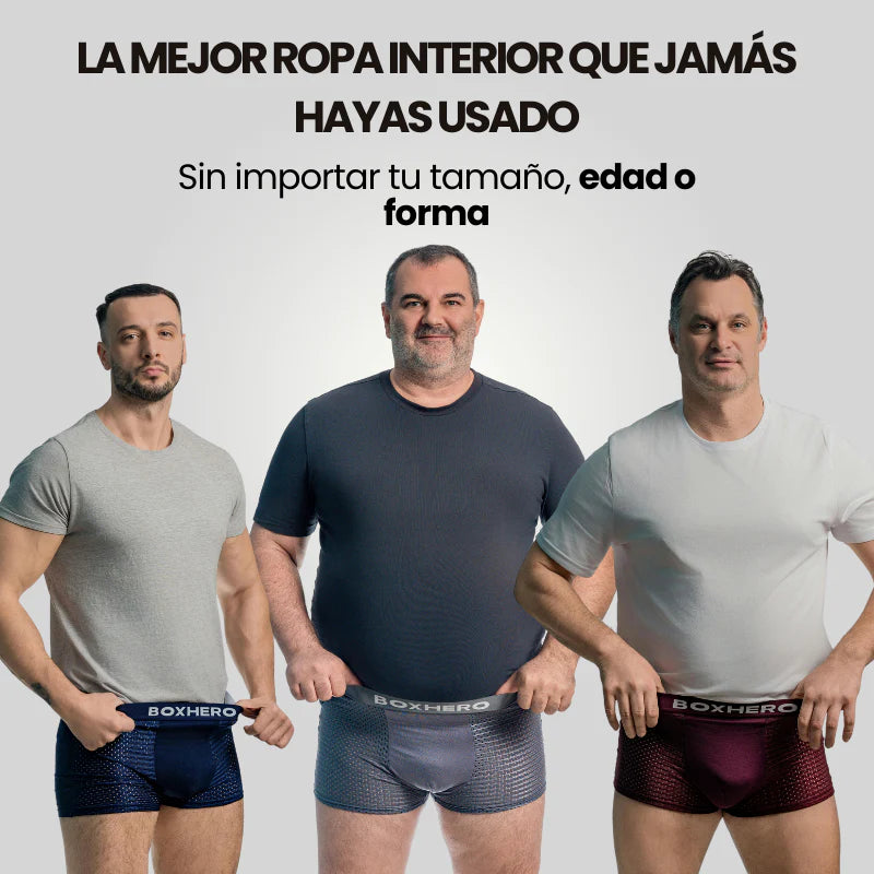 BOXER DE FIBRA DE BAMBU - PACK DE 5 LLEVA 5 GRATIS